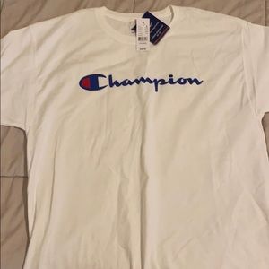 White original Champion T shirt